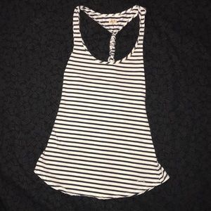 Striped Racerback Tank Top